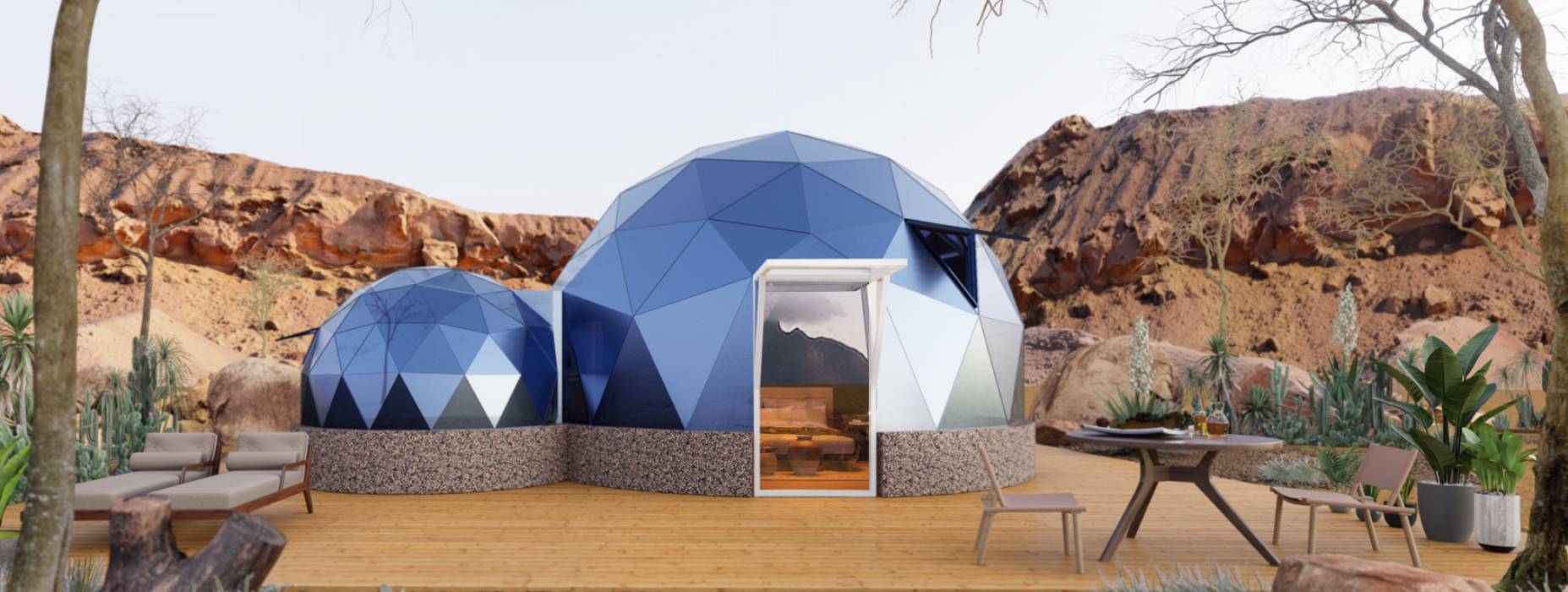 海州区球形智能光伏玻璃星空房